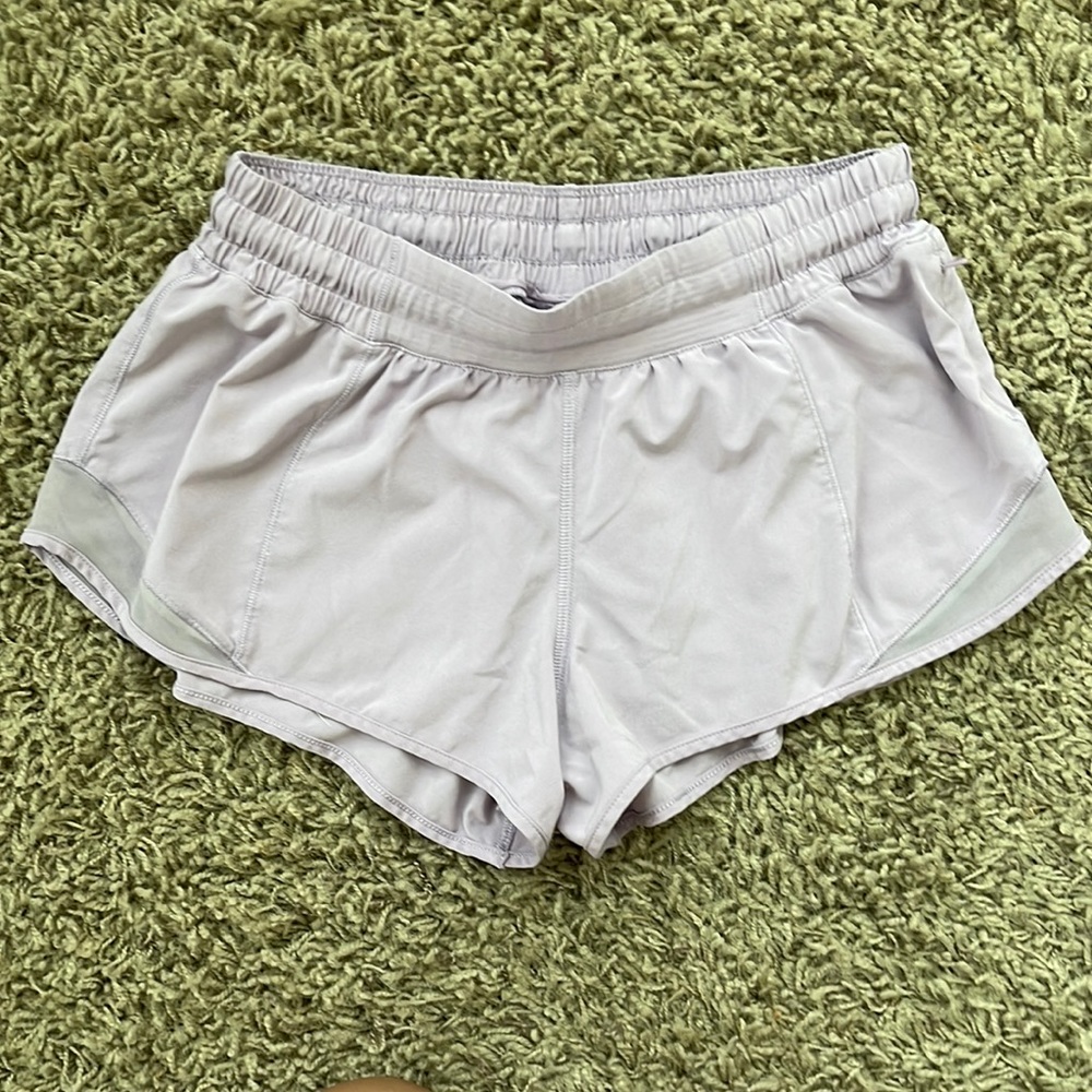 Lilac Lululemon shorts